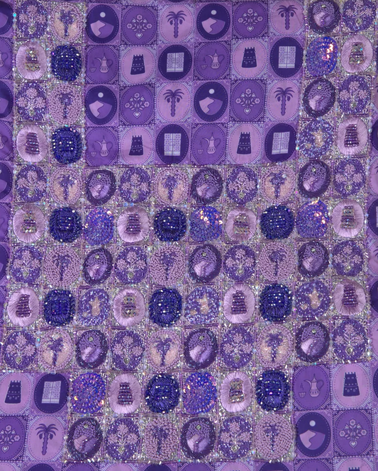 Purple Courtyard